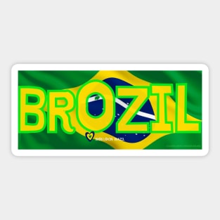 Brozil(c) By Abby Anime Sticker